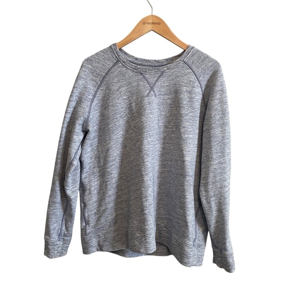 Lululemon Just Pleat it Crew Heathered Space Dyed Nimbus Sweatshirt - Picture 3 of 7